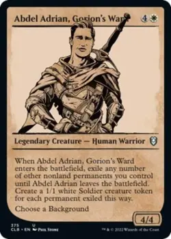 Abdel Adrian, Gorion's Ward (Showcase) -Foil Light Play MTG - Image 1