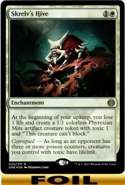 1x - Skrelv's Hive - FOIL #34 - Phyrexia: All Will Be One - NM MTG - Image 1