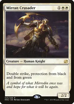 1x - Mirran Crusader - #25 - Modern Masters 2015 - NM MTG - Image 1