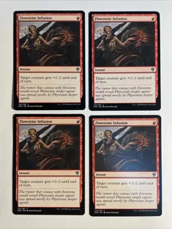 4x Mtg Dominaria United Flowstone Infusion NM/M Magic The Gathering - Image 1