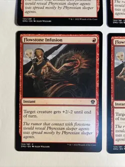 4x Mtg Dominaria United Flowstone Infusion NM/M Magic The Gathering - Image 2