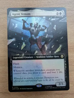 Agent Venom - 0255 - R - Extended - Foil - Spider-Man - MTG - NM/M - Image 2