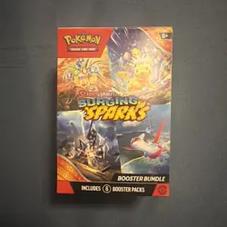 Pokemon Cards TCG S&V: Surging Sparks - Booster Bundle Box [6 Packs] New Sealed - Image 1