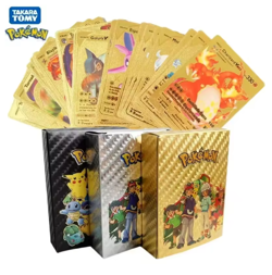 Custom GOLD pokemon box Premium (55 cards) - Image 1