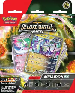 Pokemon TCG: Miraidon ex Deluxe Battle Deck Compact, Multicolor - Image 2