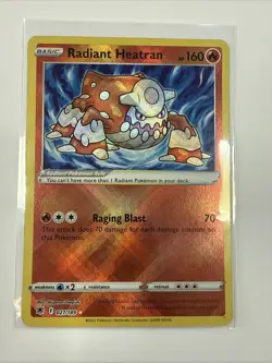 Pokemon TCG - Radiant Heatran - 027/189 - Astral Radiance - Radiant Rare - Image 1