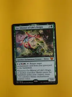 Go-Shintai of life's origin. Mythic NEC Shrine MTG Card. - Image 1