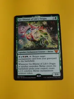 Go-Shintai of life's origin. Mythic NEC Shrine MTG Card. - Image 2