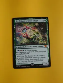 Go-Shintai of life's origin. Mythic NEC Shrine MTG Card. - Image 3