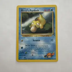 Misty's Psyduck 54/132 - Gym Heroes Vintage Pokemon Card LP dd - Image 1