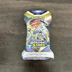 Pokemon TCG Sword & Shield Brilliant Stars Sleeved Booster Pack (10 Cards) - Image 1