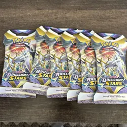 Pokemon TCG Sword & Shield Brilliant Stars Sleeved Booster Pack (10 Cards) - Image 3