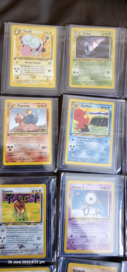 Pokemon Complete 1st Edition Neo Revelation 37 Card Common/Uncommon Set NM/M - Image 5