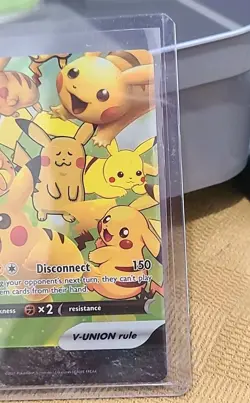 Pikachu V-Union - SWSH141 - Pokemon Sword & Shield Promo Ultra Rare Holo Card NM - Image 3