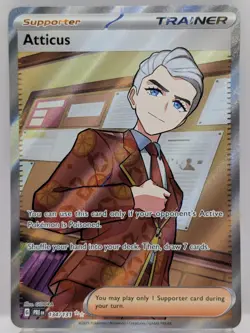 Atticus 134/131 Prismatic Evolutions Ultra Rare Holo Pokemon TCG Card 2025 NM - Image 1