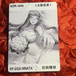 Hinata Hyuga Naruto Goddess SZR Waifu Anime Foil Girl Card Bride - Image 4