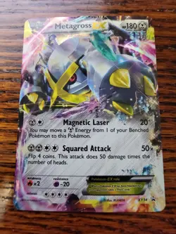 PL* - Shiny Metagross EX 2014 Pokemon XY34 Black Star Promo Pokemon Card - Image 1