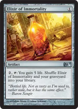 Elixir of Immortality - Magic 2011 (M11) #206/249 MTG Magic The Gathering - Image 1