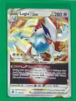 Pokemon TCG SWSH Silver Tempest Lugia VSTAR #139/195 Ultra Rare - Image 1