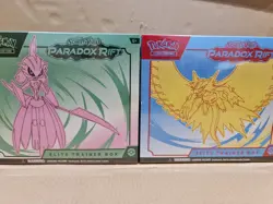Pokemon TCG Paradox Rift Elite Trainer Box ETB x2 (1 of Each) New & Sealed - Image 1