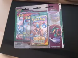 Pokemon TCG - XY Mega Evolution - 3-Booster Blister Pack - Mega Latios Pin - Image 1