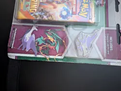 Pokemon TCG - XY Mega Evolution - 3-Booster Blister Pack - Mega Latios Pin - Image 2