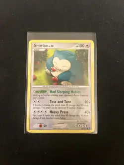 2009 Pokemon TCG Snorlax 81/111 Common Platinum Rising Rivals NM - Image 1