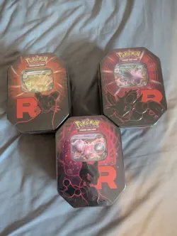 Pokemon TCG: Destined Rivals | Team Rocket Tin | Set of 3 | New & Sealed ✅ - Image 1