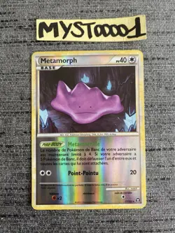 Carte Pokemon Metamorph 17/102 Reverse HGSS Triomphe Francais Occasion - Image 1