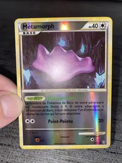 Carte Pokemon Metamorph 17/102 Reverse HGSS Triomphe Francais Occasion - Image 3