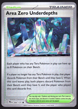 Area Zero Underdepths 094/131 Prismatic Evolutions Poke Ball Holo Pokemon TCG NM - Image 1