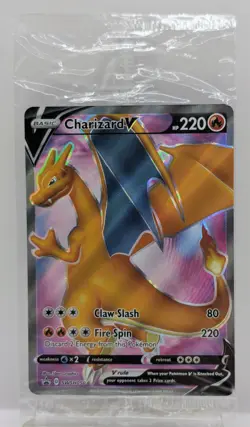Charizard V SWSH050 Champion's Path Black Star Promo Holo Pokemon SEALED NEW - Image 1