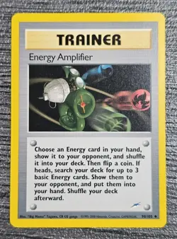Pokemon Card Trainer Energy Amplifier 98/105 Neo Destiny Uncommon WOTC - Image 1
