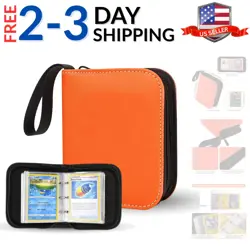 2-Pocket Trading Card Binder for TCG cards, Hold 80 Cards with 40 removable s... - Image 1