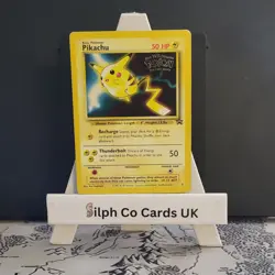 Pikachu 4 WB Black Star Promo The First Movie Pokemon Card - Image 1