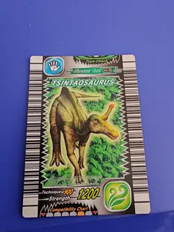 Dinosaur King Card Nemesis Edition Tsintaosaurus - Strength 1200 - Dino 35 card - Image 1