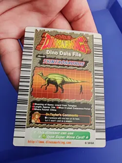 Dinosaur King Card Nemesis Edition Tsintaosaurus - Strength 1200 - Dino 35 card - Image 3