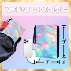 Card Binder 4 Pocket, Trading Card Binder 440 Pockets with Removable Sleeves,... - Image 4