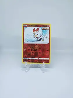 026/198 SCORBUNNY | COMMON REVERSE HOLO | CHILLING REIGN POKEMON CARD - Image 1