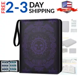 9-Pocket Card Binder for MTG,720 Double Sided Pocket PU Trading Collection Bi... - Image 1