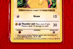 {Sealed!!} Pokemon Card Pikachu 58/102 Non-Holo CD Promo English #5745 - Image 3