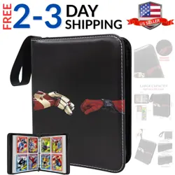 Card Binder for Cards,4 Pocket with 50 Sleeves up to 400 Cards,Waterproof Ave... - Image 1