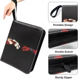 Card Binder for Cards,4 Pocket with 50 Sleeves up to 400 Cards,Waterproof Ave... - Image 5