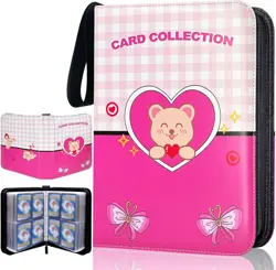 Cute Card Binder 4-Pocket, 520 Pockets Card Holder with 65 Removable Sleeves,... - Image 2