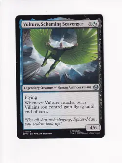 MAGIC THE GATHERING MTG MARVEL'S SPIDER-MAN VULTURE, SCHEMING SCAVENGER (#2) - Image 1