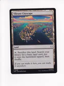 MAGIC THE GATHERING MTG MARVEL'S SPIDER-MAN VIBRANT CITYSCAPE (#2) - Image 1