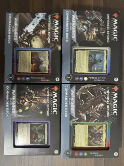 MTG Universes Beyond Warhammer 40,000 Commander Deck Set of 4 New & Sealed - Image 1