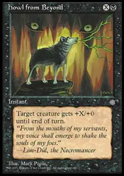 Howl from Beyond - Light Play MTG Ice Age - Image 1