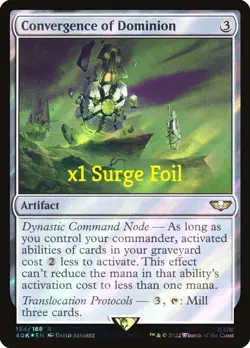 MTG Surge Foil UB: Warhammer 40,000 40K Convergence of Dominion MINT - Image 1