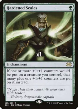 MTG Double Masters 2022 2X2 Hardened Scales MINT - Image 1